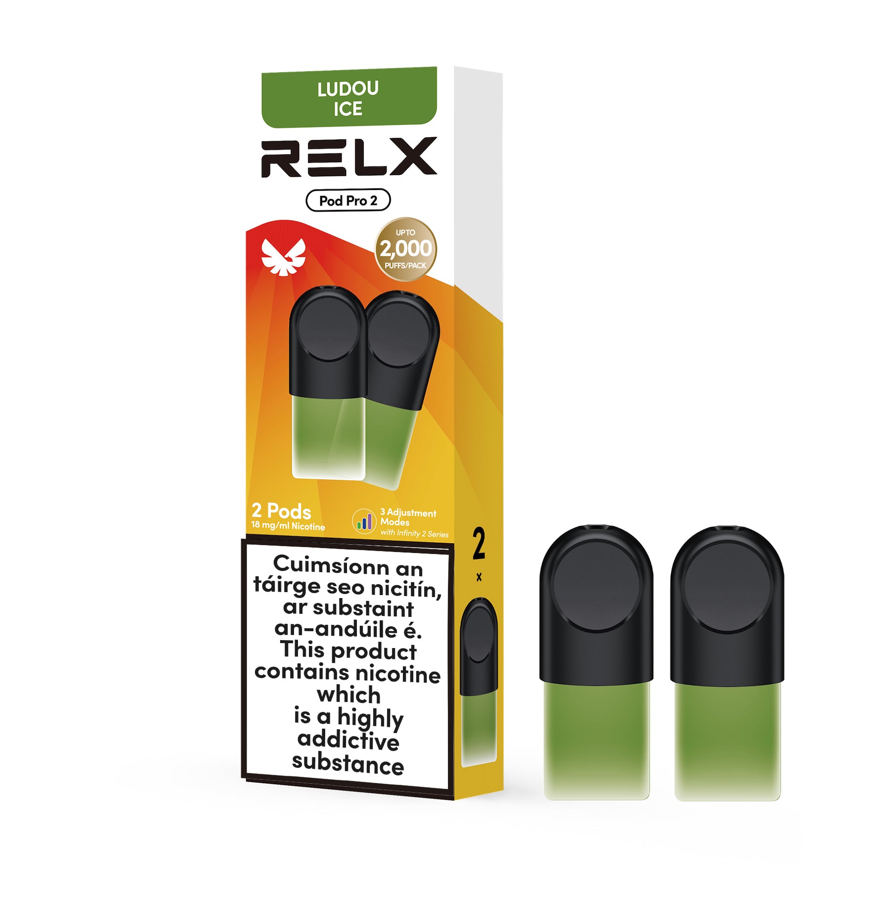 LUDOU ICE (2 Pods) Relxireland LUDOU ICE (2 Pods) Relxireland