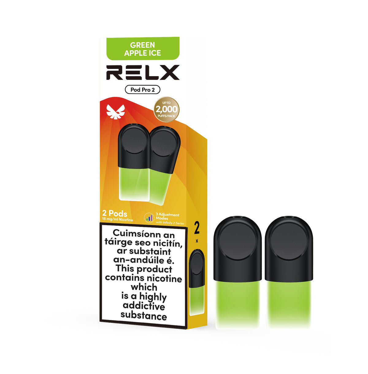 GREEN APPLE ICE(2 pods)（New flavors）